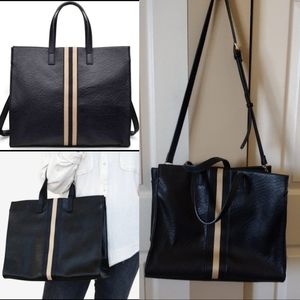 Moda Luxe Julian Vegan Leather Large Tote Bag